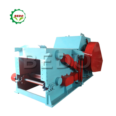 capacity wood chipper machine with Chip Size 25-35mm and Number of Blade 2pcs for industrial wood chipping needs