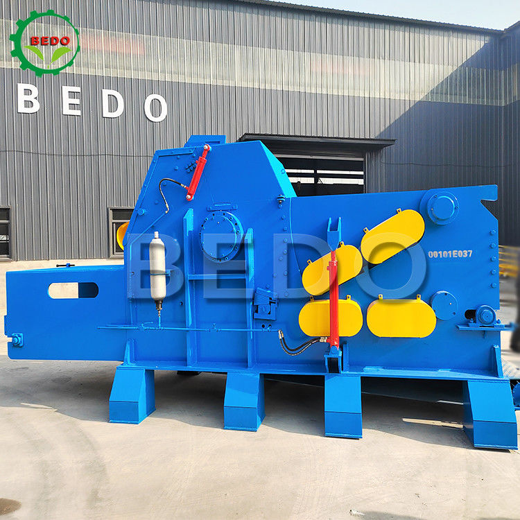 25-30tons/h 380V Forestry Wood Chipper Machine 18000kg Heavy Duty Industrial Drum Shredder