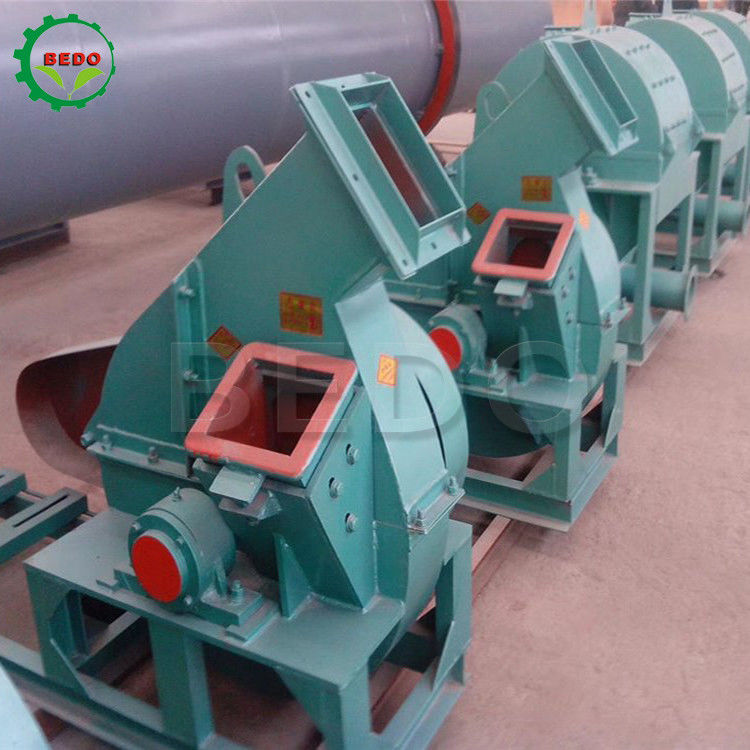 2-4T/H Small Electric Disc Wood Chipper Machine CE Certified Compact Branch Shredder