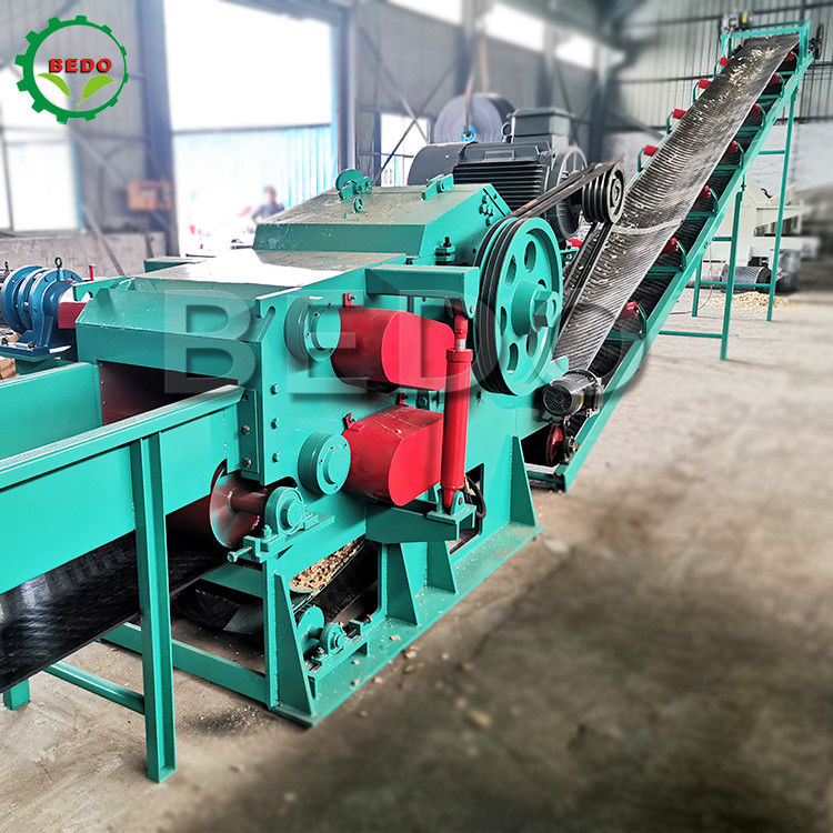 Energy Saving Electric Wood Log Tree Chipper Machine Paper Mill Industrial Drum Type Shredder