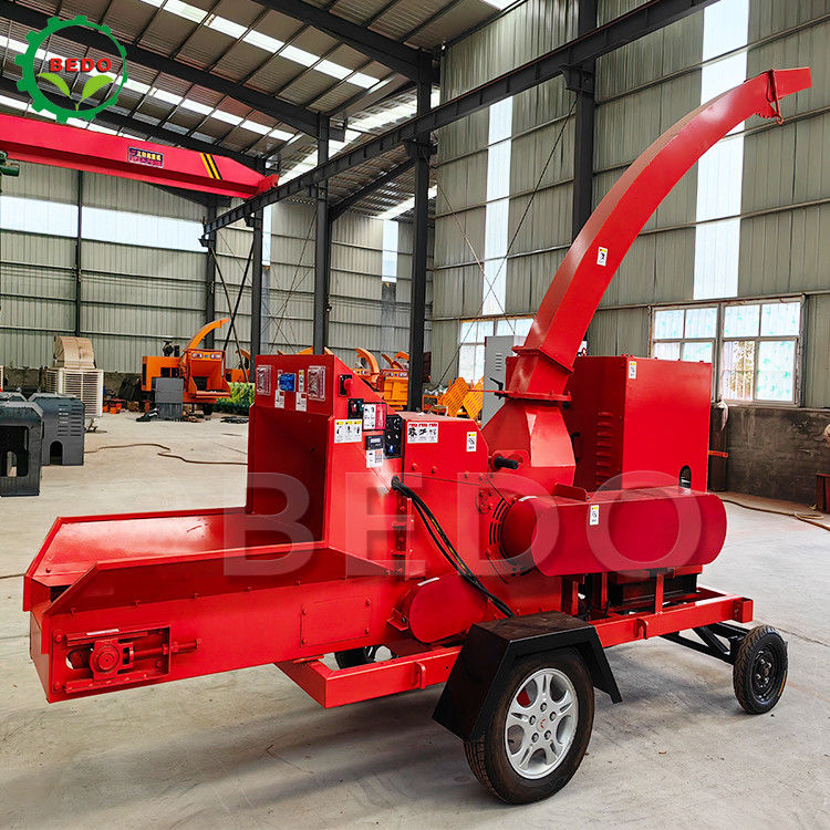 Farm Garden Wood Chipper Machine Tree Branch Waste Leaves Chipping 12 Months Warranty Equipment