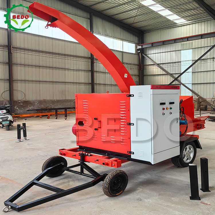 Farm Garden Wood Chipper Machine Tree Branch Waste Leaves Chipping 12 Months Warranty Equipment