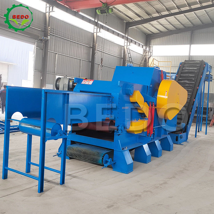 25-30tons/h 380V Forestry Wood Chipper Machine 18000kg Heavy Duty Industrial Drum Shredder