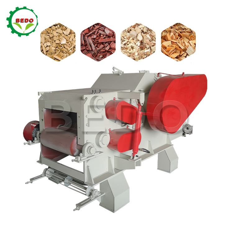 235HP Main Power Self-feeding Wood Chipper Machine Inlet Size 700*400mm for Heavy Duty Wood Chipping