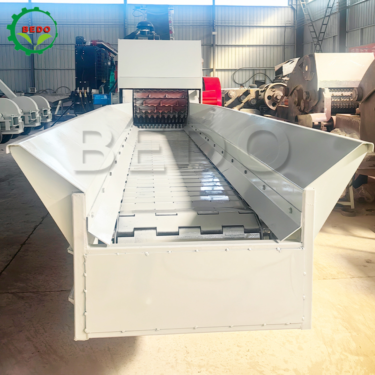 25-35mm Chip Size 235HP Hydraulic Motor Feed Conveyor Wood Chipper Machine Drum Type Industrial Shredder