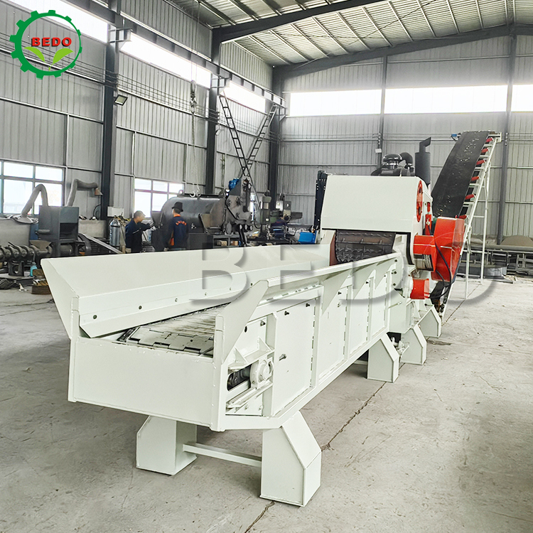 Self Feeding 235HP Wood Chipper Machine 700x400mm Inlet Heavy Duty Chipping Industrial Drum Shredder