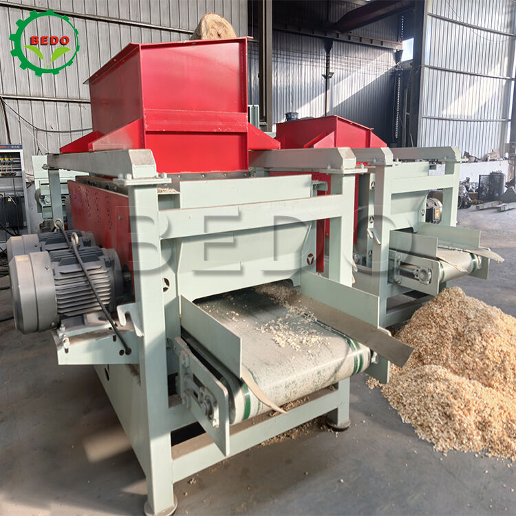 Alloy Steel Blade Carbon Steel Wood Shavings Machine 1-2mm Thickness Woodworking Equipment