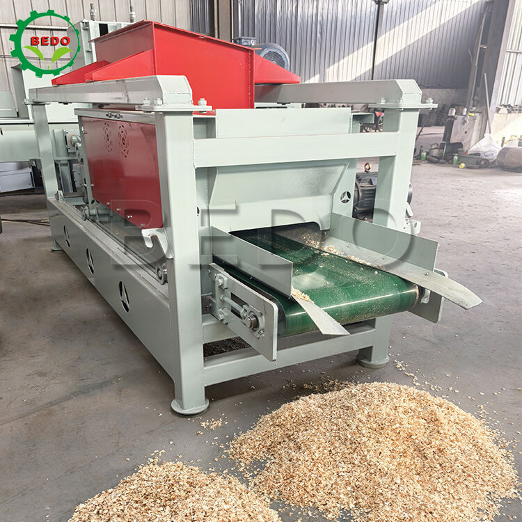 Carbon Steel Wood Shavings Machine 1-2mm Uniform Shavings Automatic Wood Waste Recycling Equipment