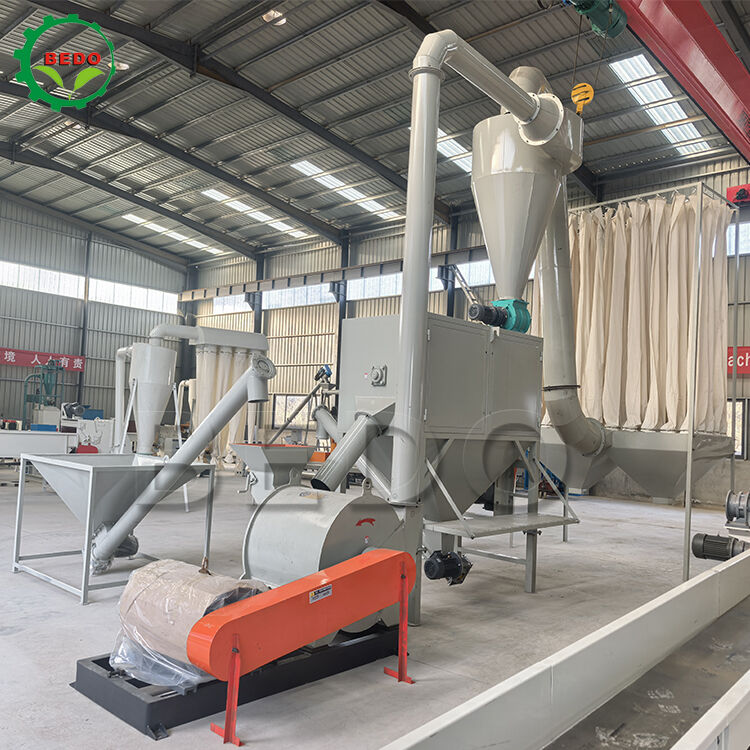 50Hz Frequency Wood Powder Machine with 8mm Max Feeding Size for 50-200mesh Wood Flour Production