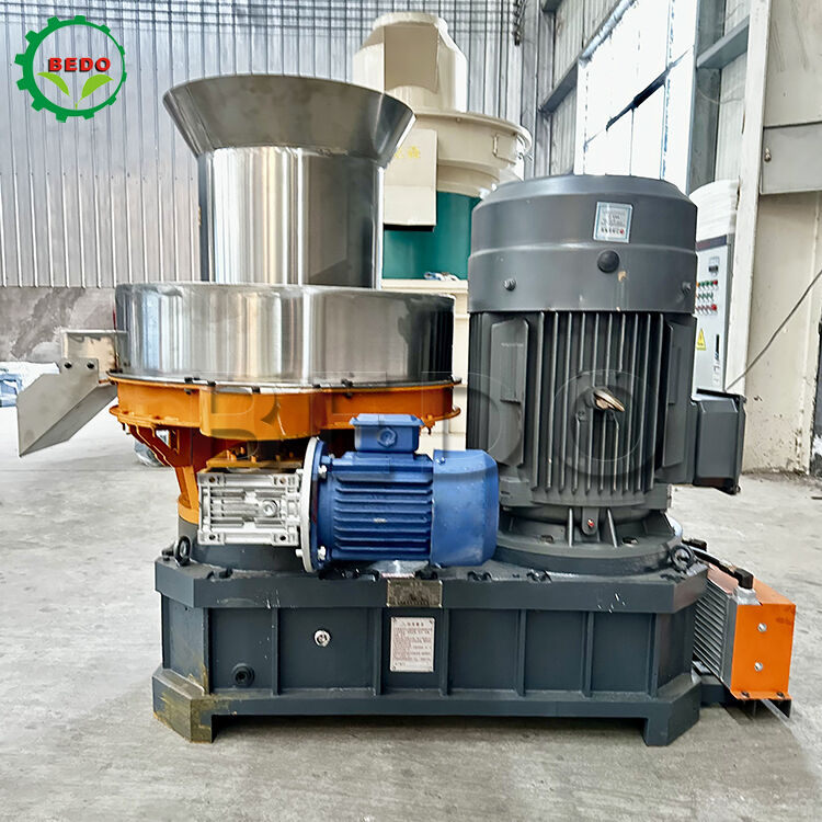 High-Efficiency Wood Pellet Machine with Stainless Steel Die and 500kg/h Capacity for Biomass Pellet Production