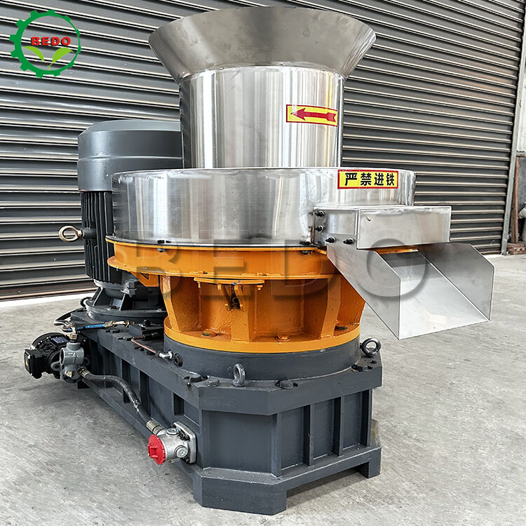 Stainless Steel Wood Pellet Machine with 90% Burning Efficiency, 1.5kw Feeder Power and 6-10mm Pellet Dimension for High-Quality Pellet Production