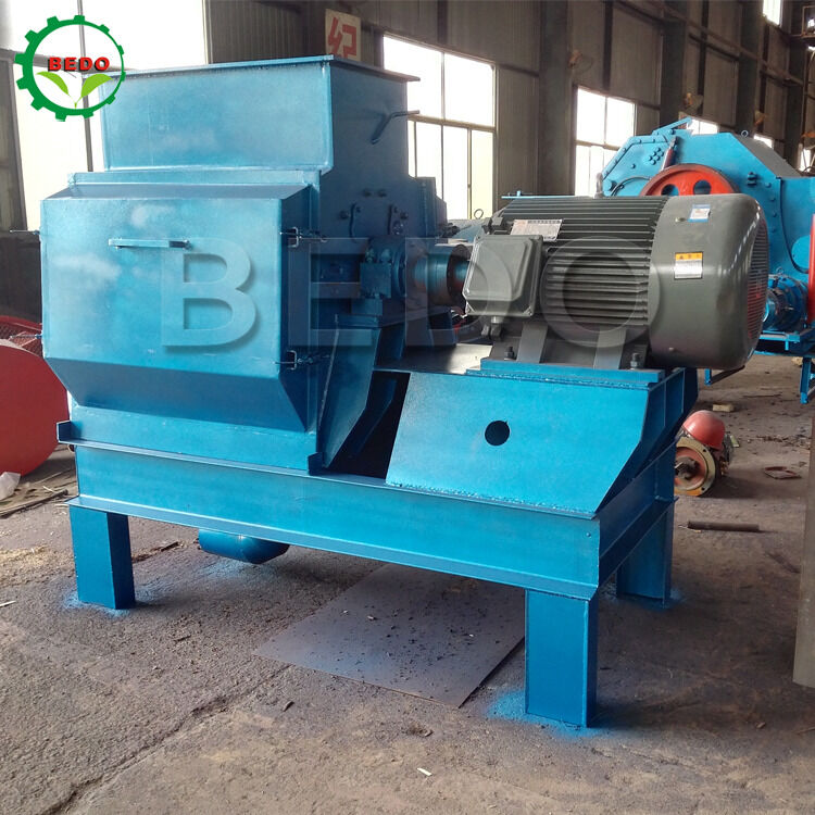 Roller diameter 125mm Wood shavings shredder capable of shredding wood residues with consistent output size and performance