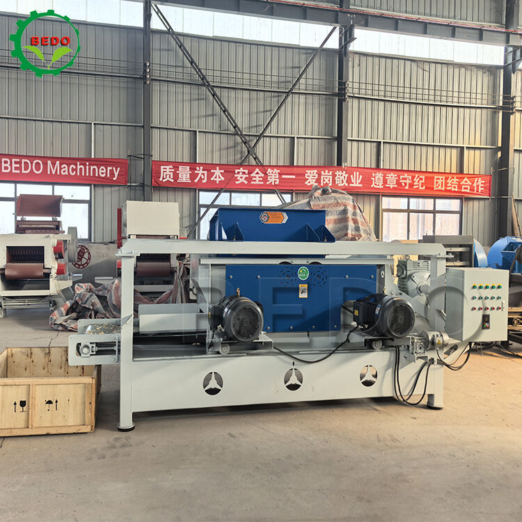 Alloy Steel Blade 125mm Roller Diameter Durable Wood Shavings Making Machine for High-Efficiency Wood Shavings Production