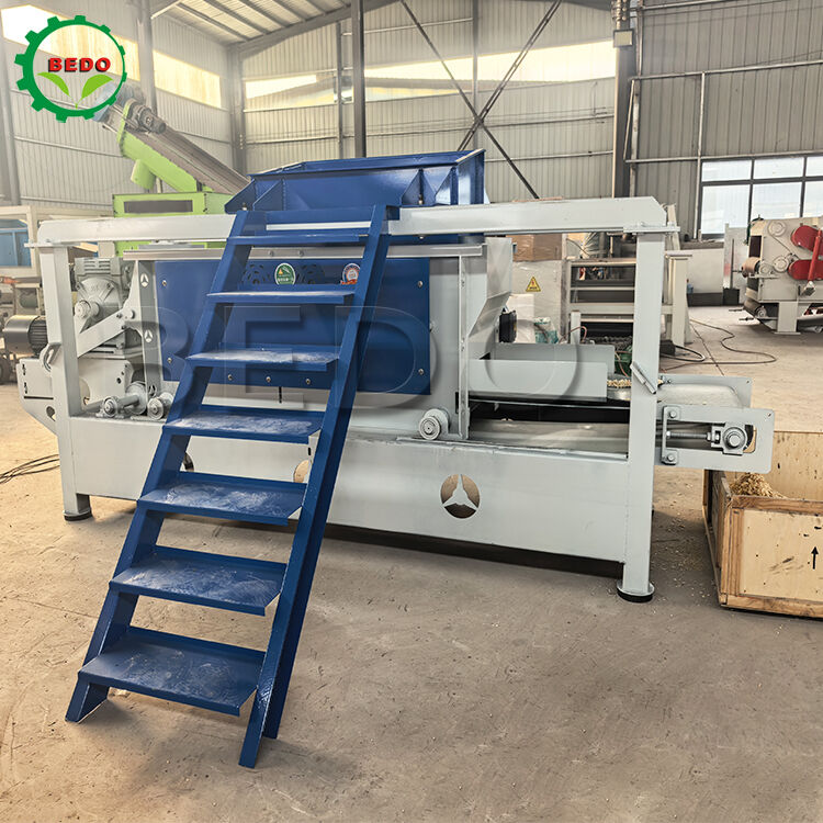 125mm Roller Diameter Wood Shavings Machine with 400-500 Kg/hour Capacity and Automatic Operation