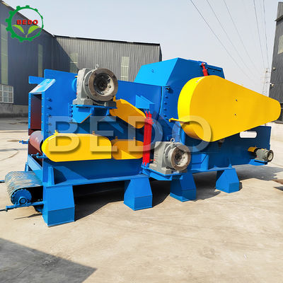 25-30tons/h 380V Forestry Wood Chipper Machine 18000kg Heavy Duty Industrial Drum Shredder