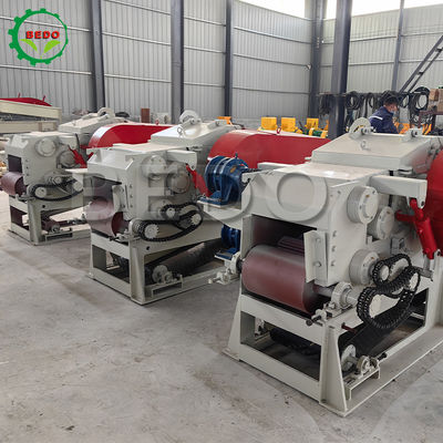 590rpm 3-5t/h Drum Type Wood Chipping Machine One Year Warranty Forestry Chipper
