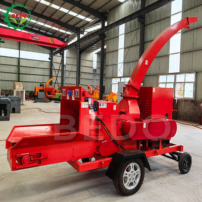 Farm Garden Wood Chipper Machine Tree Branch Waste Leaves Chipping 12 Months Warranty Equipment