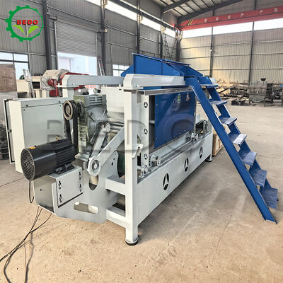 400kg/h Capacity Wood Shavings Machine 125mm Roller Automatic Operation Industrial Equipment