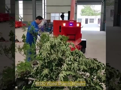 Diesel Mobile Wood Branch Bush Chipper Machine Hydraulic Feeding