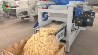 Wood Shavings Machine for Animal Bedding, Low Noise & Easy Maintenance